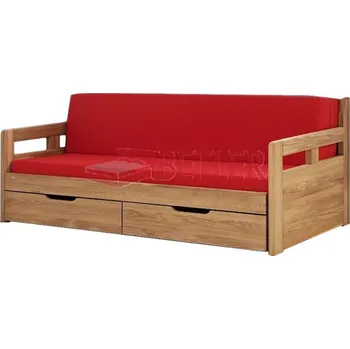 Postel BMB DUBOVÁ ROZKLÁDACÍ POSTEL BMB TANDEM HARMONY 80/160x200cm