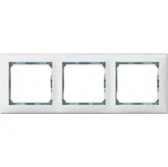Valena rámeček 3-násobný bílá/průhledný proužek