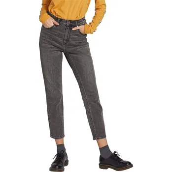 Dámské džíny VOLCOM kalhoty - Vol Stone Jean Blackity Black (BBK)