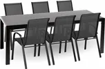 IWHOME Vigo XL antracit + 6x židle…