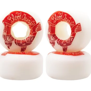 Kolečko na skateboard BLOOD ORANGE kolečka - Street Raw Rounded 99A Cruiser Wheels 4-Pack (RED) velikost: 58m