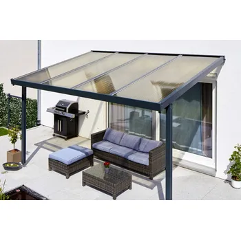 Pergola Gutta Terrassendach Premium 4,10 x 4,06 m antracit