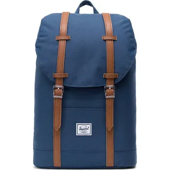 Městský batoh HERSCHEL batoh - Retreat Mid-Volume Navy/Tan Synthetic Leather (00007)