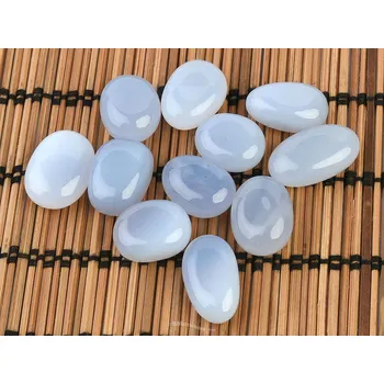 Přírodní kámen Hladký chalcedon modrý QEX Turecko vel.L