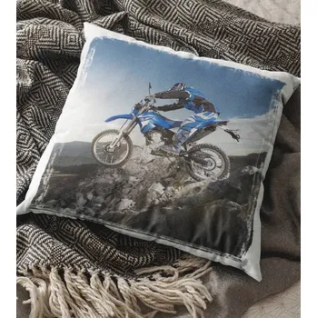 Dekorativní polštářek Polštář Motokros 2 29 x 29 cm