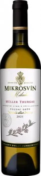 Víno Mikrosvín Müller Thurgau Flower Line 2021 pozdní sběr 0,75 l