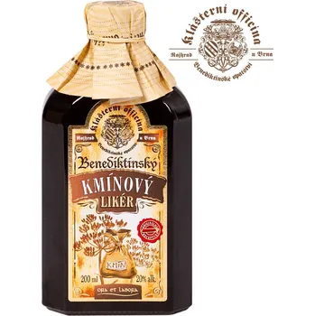 Likér Klášterní officína Bylinný likér KMÍN 20% 0,2 l