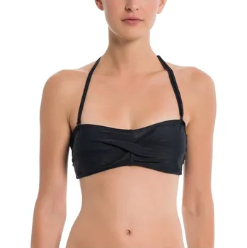 Dámské plavky BENCH horní díl - Twist Bandeau Top Black Beauty (BK11179)