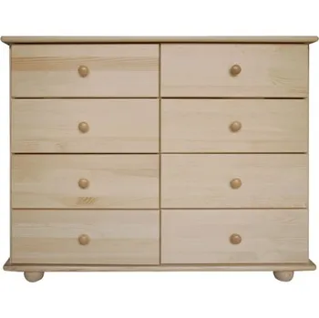 Komoda Šuplíková komoda z masivu DEJA DEJ56 Barevné provedení: Ořech