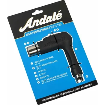 Cyklo nářadí ANDALE nářadí - Multi Purpose Ratchet Tool (BLK)