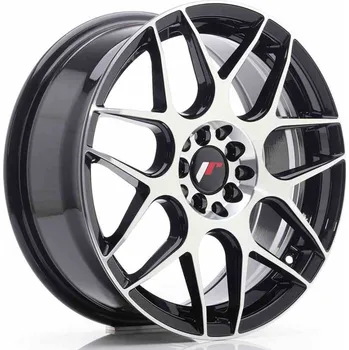 Alu kolo JR Wheels JR18 17x7 ET40 5x100/114 Gloss Black Machined