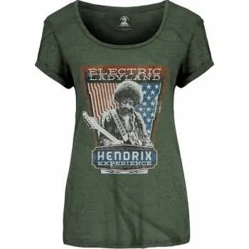 Pánské tričko Merch Jimi Hendrix: Dámské Tričko Electric Ladyland XXL