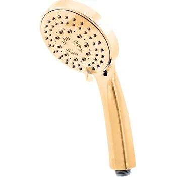 Sprchová hlavice SLEZÁK RAV sprchová růžice 5-polohová pr. 100 mm zlato PS0009Z