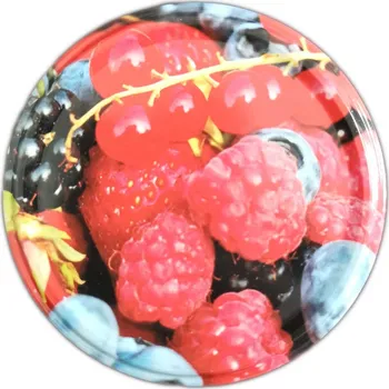 Víčko na zavařovací sklenici Víčka s potiskem Víčko Twist 82 Borůvka RTS P