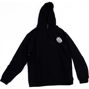 Pánská mikina BRIXTON mikina - Wheeler Washed Black/Red (WABKR)