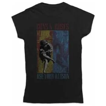 Pánské oblečení Merch Guns N' Roses: Dámské Tričko Use Your Illusion M