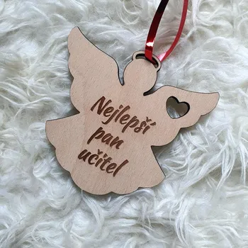 Vánoce Andílek nejlepší pan učitel