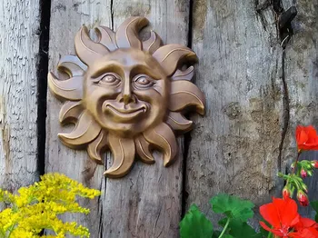 Zahradní dekorace Keramika Bránice Keramické slunce malé 29 cm