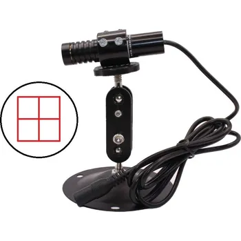 Měřící laser Laserová mřížka 8 x 8 s nastavitelným zaostřením - 650 nm, 100 mW