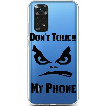 Pouzdro na mobilní telefon Kryt Xiaomi Redmi Note 11 silikon Don't Touch průhledný (obal neboli pouzdro na Xiaomi Redmi Note 11)