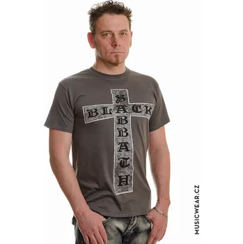 Pánská móda Black Sabbath tričko, Cross, pánské XL