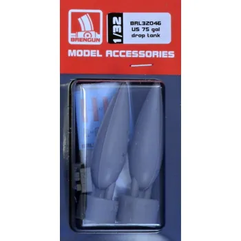 Plastikový model Brengun 1/32 US 75 gal drop tank (2 pcs.)