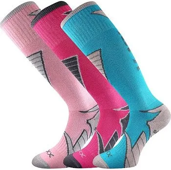 Dětské podkolenky VoXX Joska - balení 3 páry v barevných mixech 17-19 (25-29) mix B - holka