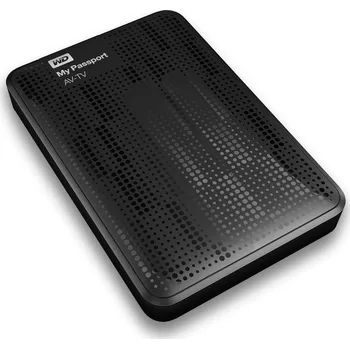Externí pevný disk Western Digital My Passport AV-TV 1 TB (WDBHDK0010BBK-EESN)