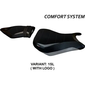 Moto sedlo TPZ Italia Potah sedla BMW S 1000 R (14-20) modello Spira 2 comfort potah sedla: s logem 7BL (black)