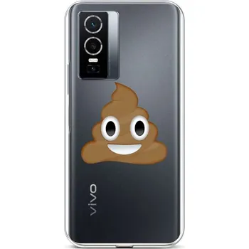 Pouzdro na mobilní telefon Kryt Vivo Y76 5G silikon Poo (obal neboli pouzdro na Vivo Y76 5G)
