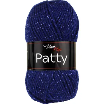 Příze Vlna-hep Příze Patty - akryl a metalické vlákno Patty: 4120 Tmavě modrá