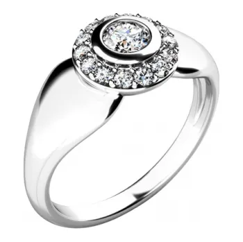 Prsten Zlatý briliantový prsten AU 585/1000 PATTIC G10898B01