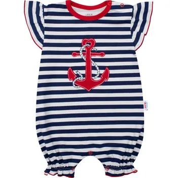 Kojenecký overall NEW BABY Holčičí letní overal New Baby Marine Vel. 74 (6-9m)