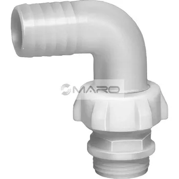 Zahradní hadice Spojka hadicová s kolenem s vnějším závitem, rozebíratelná 1" x 32 mm, ZB00009055