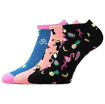 Dámské ponožky Boma Piki 63 - balení 3 různé páry mix A 39-42 (26-28)