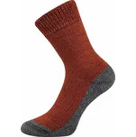 SPACÍ ponožky Boma - veselé barvy 23-25 (35-38) hnědá