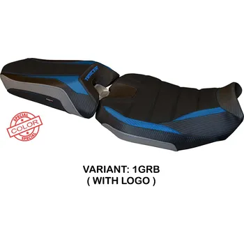 Moto sedlo TPZ Italia Potah sedla Yamaha Tracer 900 (18-20) Denver 1 special color model potah sedla: s logem 4GRR (grey-red)