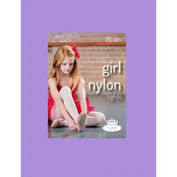 Dámské punčochy Dívčí punčochové kalhoty GIRL NYLONtights 20DEN 146-152 violet