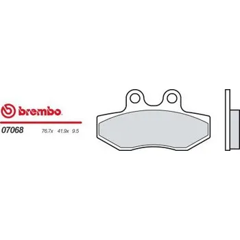 Brzda pro motocykl Přední brzdové destičky Brembo Yamaha 125 CYGNUS X 2005 - 2009 směs OEM