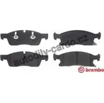 Sada brzdových destiček BREMBO P37022 - JEEP