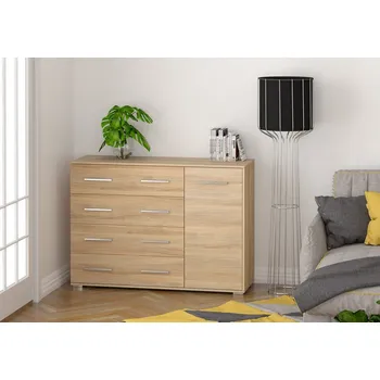 Komoda Komoda Frida 02 Barva korpusu: Dub - sonoma, Dveře: Dub sonoma