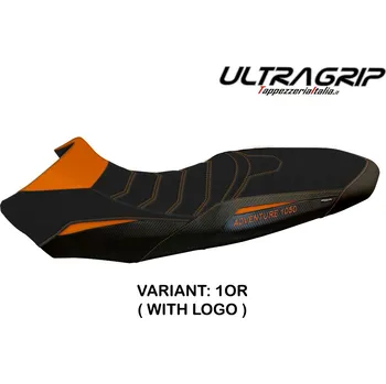 Moto sedlo TPZ Italia potah sedla KTM 1050 Adventure Davao ultragrip model potah sedla: s logem 5BLO (black-orange)