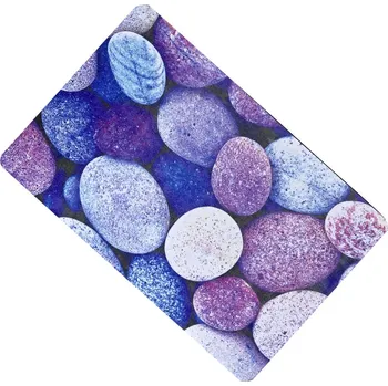 Rohožka Numberoplus Dveřní rohožka 50x80 cm - Mořské kamínky Barva: Fialová