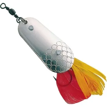 Umělá nástraha Třpytka Plandavka do trav Effzett Weedless Spoon Silver/Silver 22gr - 55mm