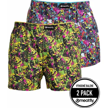 Boxerky trenky Meatfly Agostino 2 Pack - Cityboi XXL
