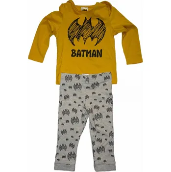 Chlapecké tričko Chlapecké žluté tričko a kalhoty s Batmanem 80