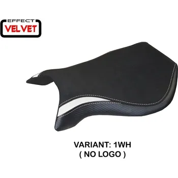 Moto sedlo TPZ Italia Potah sedla MV Agusta F4 (99-09) Laila Velvet model potah sedla: bez loga 4BL (black)