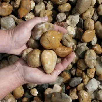 Zahradní dekorace Okrasný kačírek praný nedrcený, 32 - 63 mm, 1000 kg