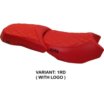 Moto sedlo TPZ Italia Potah sedla BMW R 1200 GS Adventure (13-18) - Iconic Model potah sedla: bez loga 1RD (red)