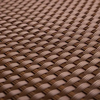 balkonová zástěna Progresja Umělý ratan hnědý 1,1 m metráž